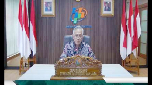 Deputi Bidang Statistik Distribusi dan Jasa BPS Setianto