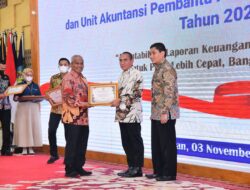 Pemda Palas Terima Penghargaan Menkeu RI