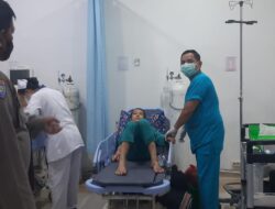 Bhabinkamtibmas Polsek Medan Baru Bantu Warga Binaan Berobat