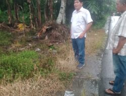 Joni Hendri Prioritaskan Pembangunan Drainase Di Desa Mencirim