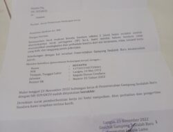 Geuchik Pecat  Kadus Cendana, langar Permendagri 67 Tahun 2017