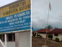 SDN 06 Kibarkan Sang Saka Merah Putih ” Koyak Dan Kusam”