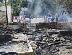 Rumah Agus Priono Dilalap Si Jago Merah