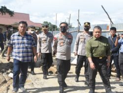 Kapolda Sumut Tunjau Pembangunan Kantor Baru Polres Tapsel