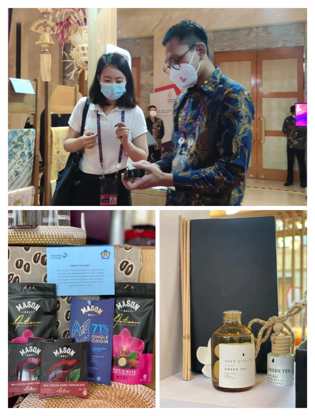 Berita Sore/ist Delegasi G20 berkunjung ke booth Indonesia Eximbank/(LPEI) di Nusa Dua, Bali Senin (14/11/2022).