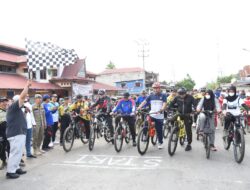 Hari Jadi Tapsel, Bupati Dolly Lepas 700 Peserta Fun Bike