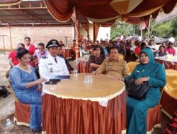 Camat Pulau Rakyat Hadiri Syukuran Kades Padang Mahondang