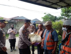 Waka Polrestabes Medan Ngecek Pos Siskambling IV dan V Kel.Sari Rejo