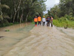 Luapan Sungai Batang Toru Juga Rendam Puluhan Rumah Di Desa Hapesong Baru
