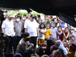 Kapolda Sumut Tinjau Penanganan Banjir Di Batu Bara