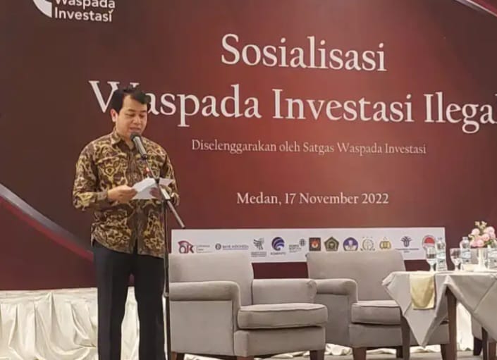 Berita Sore/ist: Kepala OJK KR 5 Sumbagut Yusup Ansori.