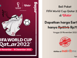 Nonton Piala Dunia 2022 di Vidio Melalui IndiHome TV