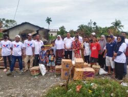  Korban Kebakaran Dapat Bantuan Sembako Dan Talih Asih Dari Partai Perindo Sunggal