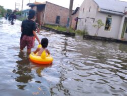Sudah Beberapa Hari Ini, Perumahan TKBM Upaya Karya Medan Labuhan Terendam Banjir