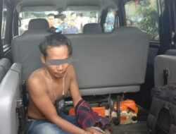 Pakai Lencana BNN, Pencuri Diamuk Warga Di Sei Semayang