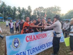 Di Kec Natal, Final Bopas Cup IV  Ricuh