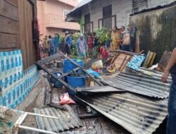 Satu Unit Rumah Terbakar Di Kampung Teleng P.Sidempuan