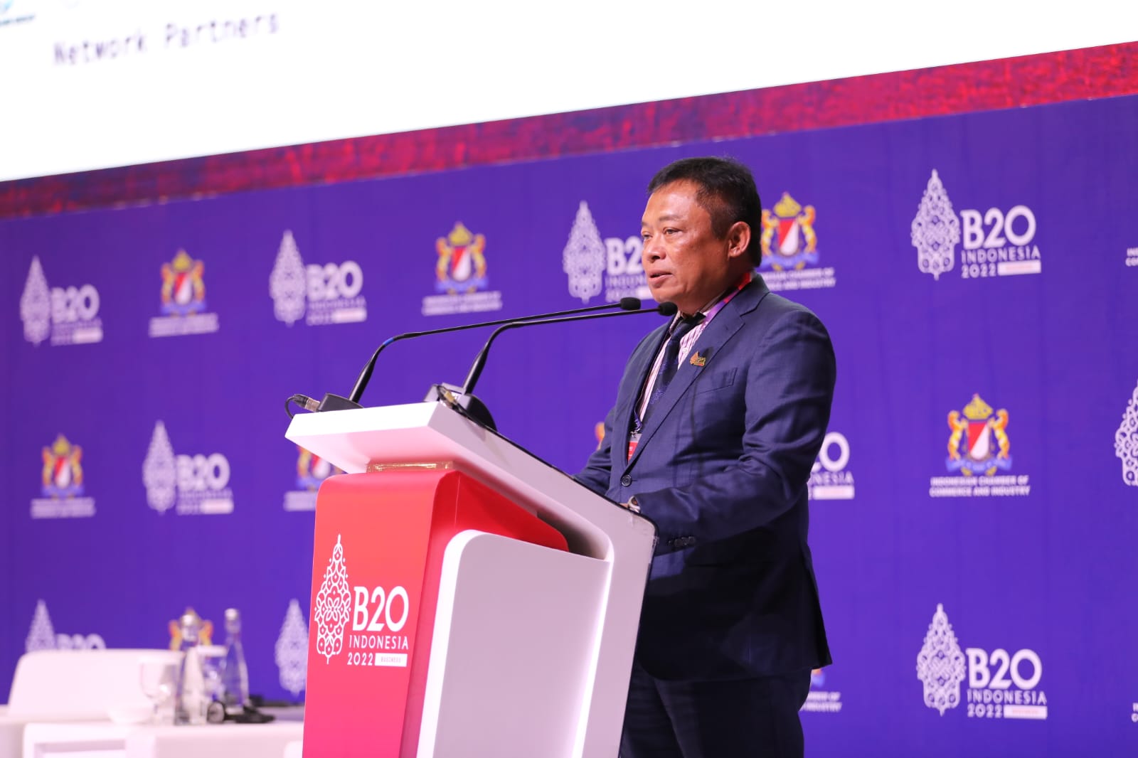 Berita Sore/ist Chair B20 Digitalization Task Force sekaligus Direktur Utama Telkom Ririek Adriansyah memaparkan Digitalization Task Force outcome berupa policy recommendations pada parallel session B20 Summit 2022 di Bali Minggu (13/11/2022).