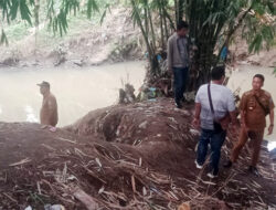 Dinas PU Kab Deli Serdang Tinjau Aliran Sungai Krio