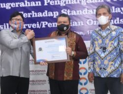 Pemkab Tapsel Kembali Terima Penghargaan Dari Ombudsman RI