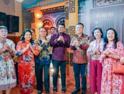 Bobby Bersama Mensos & Menpan RB Hadiri Perayaan Malam Cap Gomeh