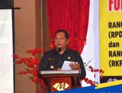 Walikota Sidempuan Buka Forum Konsultasi Publik RPD