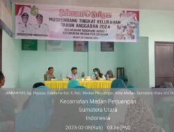 Lurah Sidorame Barat I Buka Musrenbang 2024