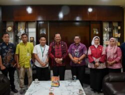 Bahas Ketersediaan Bapok, Walikota Sidempuan Bertemu Kepala Bulog