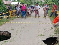 Jembatan Amblas, Pengendara Diimbau Waspada