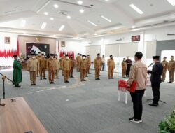 Bupati Batu Bara Lantik 19 Pejabat Eselon II, III & IV