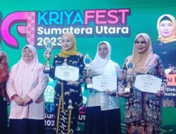 Dekranasda Tapsel Raih Penghargaan Ajang Kriya Fest 2023