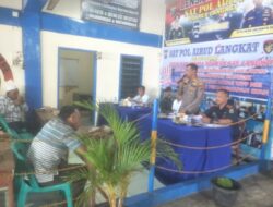 Satpol Airud Res Langkat Gelar Sosialisasi Lintas Batas  Penangkapan Ikan