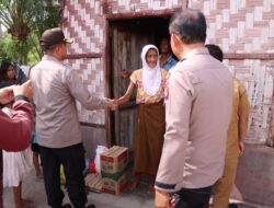 Safari Ramadhan, Kapolres Serdang Bedagai Berikan Bantuan Sosial