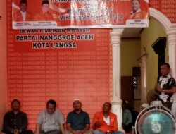 Ketua DPP PNA silaturahmi dengan Pengurus dan kader DPW PNA Kota Langsa