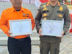 BPBD – Satpol PP Tapsel Dapat Penghargaan Dari Gubsu