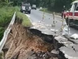 Minggu Depan Ditangani Jalan  Nasional Amblas 15  Meter