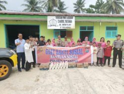 Polsek Dan Bhayangkari P. Brandan Baksos Ke Panti Asuhan Darul Yatama