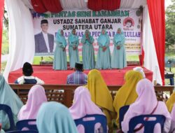 Usbat Ganjar Adakan Pentas Seni Ramadan Bareng Remaja Masjid di Deli Serdang