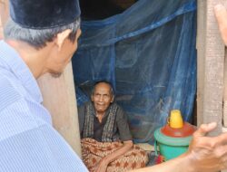 Baznas Berkunjung, Rencanakan  Bangun Rumah Kakek Lumpuh