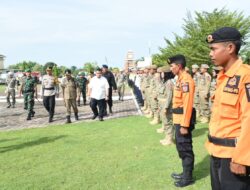 Bupati Tapsel Hadiri Apel Pasukan Operasi Ketupat Toba 2023