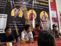 Ganjar Milenial Adakan Forum Diskusi Bareng Komunitas Buruh di Labuhan Batu Utara