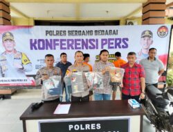 Polres Sergai Ungkap Pembobol Brangkas PT Gratika Sei Rampah