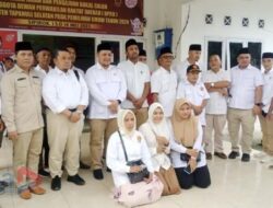 Dolly Pasaribu Antarkan Berkas 35 Bacaleg Gerindra Mendaftar Ke KPU Tapsel