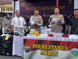 4 Pengedar Sabu Diringkus, 41 Kg Sabu Gagal Beredar Di Medan