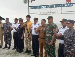 TNI AL Resmikan Kampung Bahari Nusantara di Desa Bagan Kuala, Tj Beringin