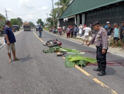Dua Pelajar Tewas Dilindas Truk