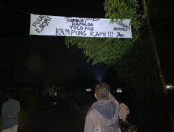 Sepanduk “Selamat Datang Di Kampung Narkoba” Di Desa Manis Hilang
