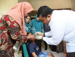Dolly Hadiri Pencanangan Sub PIN Polio di Angkola Selatan