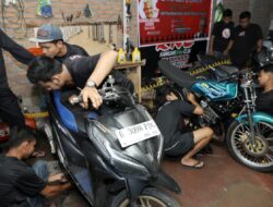 GMC Sumut Kenalkan Ganjar di Karo Lewat Pelatihan Tune up “Kereta”