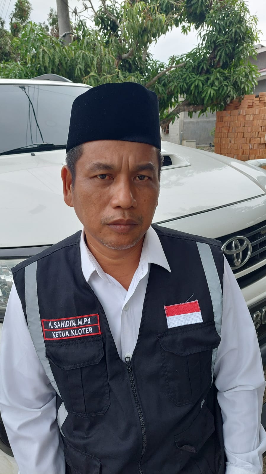 Teks fhoto: H.Saidin Kasie Kanmenag Batu Bara pembina 287 Haji Kloter 13 Batu Bara terbang 4 Juni 2023 Rabu (24/5-2023). beritasore/alirsyah